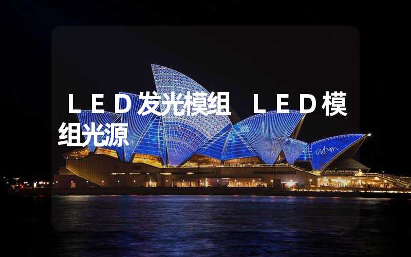 LED发光模组 LED模组光源